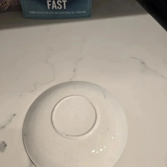 Ridgway Semi China England Blue White Pagoda saucer - Picture 3 of 3